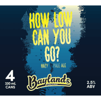 How Low Can You Go? Hazy Pale Ale (4 x 330ml)