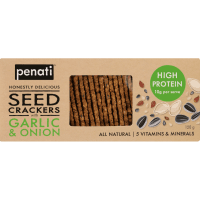 Garlic & Onion Seed Crackers (120g)