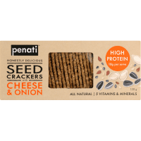 Cheese & Onion Seed Crackers (120g)