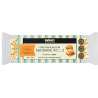 Ready To Bake Chicken & Bacon Sausage Rolls (400g)