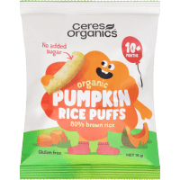 Pumpkin Baby Rice Puffs 10+ Months (15g)