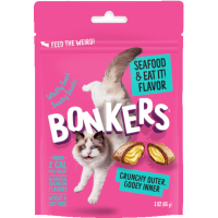 Crunchy & Soft Seafood & Eat it! Flavoured Cat Treats (85g)