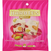 Hardies Cranberry Almond & Pistachio Nougat (130g)
