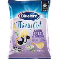 Thinly Cut Sour Cream & Onion Potato Chips (35g)