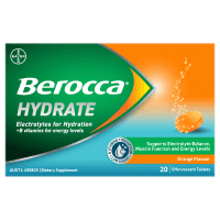 Hydrate Orange Flavour Effervescent Tablets (20pk)