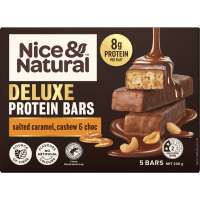 Salted Caramel, Cashew & Choc Deluxe Protein Bar (5 x 40g)