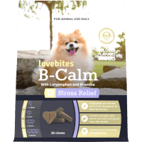 B-Calm Stress Relief Love-Bite 30 Pet Chews (100g)