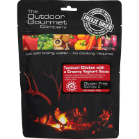 Two Serve Freeze Dried Gluten Free Tandoori Chicken with a Creamy Yoghurt Sauce (190g)