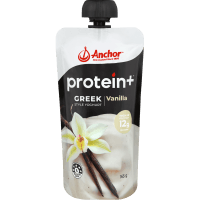 Protein+ Vanilla Greek Style Yoghurt Pouch (165g)