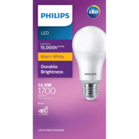 LED Warm White 14.5W 1700 Lumen Screw Bulb (1pk)