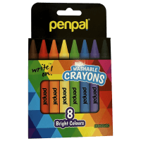 Write On Washable Crayons (8pk)