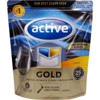 Gold Lemon Auto Dishwash Capsules (62pk)