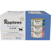 Fish Deluxe Wet Cat Food Multi Tin (8 x 70g)