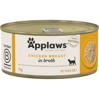 Chicken Breast In Broth Wet Cat Food (70g)