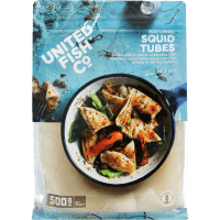 Natural Squid Tubes U10 (500g)