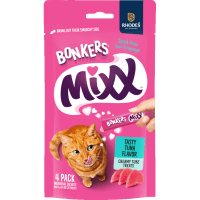 Mixx Wet Lickable Tube Succulent Salmon Flavoured Cat Treats (4 x 12g)