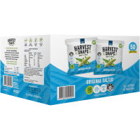 Harvest Snaps Original Salted Flavour Baked Pea Crisps (50 x 18g)