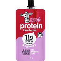 More Than Protein Three Berries Probiotic Greek Yoghurt Pouch (140g)