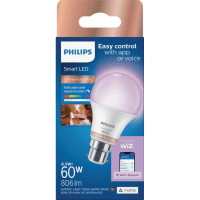 Smart LED Full Colour 60W 806 Lumen Bayonet Bulb (1pk)