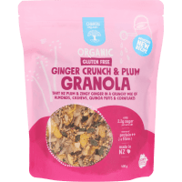 Organics Granola Gluten Free Ginger Crunch & Plum (400g)