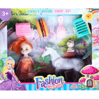 Fashion Vogue Girl Doll & Unicorn (1pk)