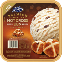 Premium Awesome Hot Cross Bun Ice Cream (2l)