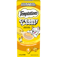 Creamy Spoons Chicken & Cheese Treats For Cats (4 x 10g)