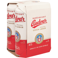 Budvar Original Czech Lager (4 x 500ml)