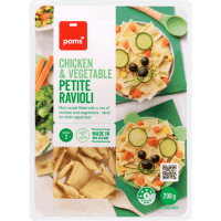 Chicken & Vegetable Petite Ravioli (200g)