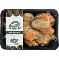 Natural Flavour Smoked Mussels (250g)