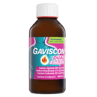 Dual Action Peppermint Heartburn & Indigestion Relief Liquid (500ml)
