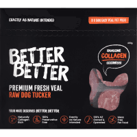 Premium Fresh Raw Veal Dog Food (8 x 50g)