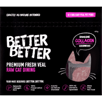 Premium Fresh Raw Veal Cat Food (8 x 50g)