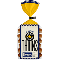 Thiiins Natural Bagel Thins (6pk)
