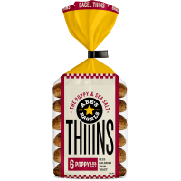 Thiiins Poppy & Sea Salt Bagel Thins (6pk)