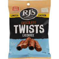 Chocolate Licorice Twists (250g)
