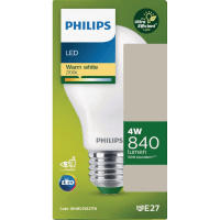 LED Ultra Efficient Warm White 2700K 4W 840 Lumen Screw Bulb (1ea)