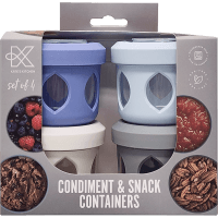 Condiment & Snack Containers (4pk)