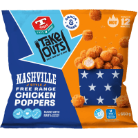 Take Outs Nashville Style Free Range Chicken Poppers (650g)