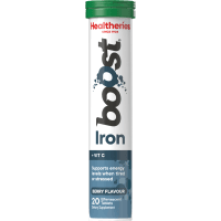 Boost Iron + Vit C Berry Effervescent Tablets (20pk)