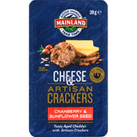 Cranberry & Sunflower Seed Cheese & Artisan Crackers (38g)