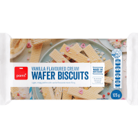 Vanilla Flavoured Cream Wafer Biscuits (125g)