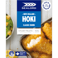 Hoki Classic Crumb Flaky Fillets (425g)