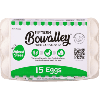 Mixed Grade Free Range Eggs (15pk)