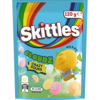 Cloudz Crazy Sours Chewy Lollies Bag (120g)
