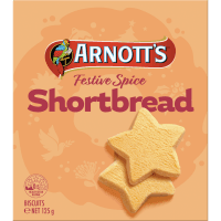 Festive Spiced Shortbread Stars Biscuits (125g)