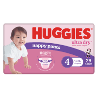 Ultra Dry Nappy Pants Girl Size 4 9-14kg (29pk)