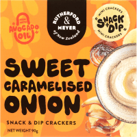 Sweet Caramelised Onion Snack & Dip Crackers (90g)