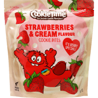 Strawberries & Cream Flavour Cookie Bites (250g)