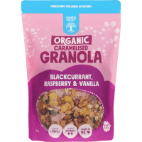 Blackcurrant, Raspberry & Vanilla Caramelised Ganola (350g)